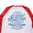 画像11: STUDIO D'ARTISAN ステュディオダルチザン プリントラグラン7分袖Tシャツ 8162B アメカジスタイル 3/4 raglan sleeve Made in JAPAN 日本製