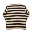 画像16: CUSHMAN クッシュマン 26849 BORDER BOAT NECK TEE ボーダーボートネックTシャツ 8分袖 マリーン cotton コットン