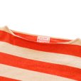 画像6: CUSHMAN クッシュマン 26849 BORDER BOAT NECK TEE ボーダーボートネックTシャツ 8分袖 マリーン cotton コットン