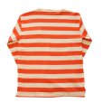 画像10: CUSHMAN クッシュマン 26849 BORDER BOAT NECK TEE ボーダーボートネックTシャツ 8分袖 マリーン cotton コットン