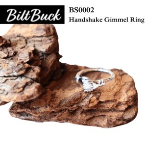 画像1: BILT BUCK ビルトバック BS0002 Handshake Gimmel Ring ハンドシェイク ギメルリング ヴィンテージリングを再構築したヘリテージシルバーリングコレクション 925 MadeinJapan