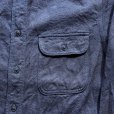 画像6: SAMURAI JEANS サムライジーンズ SSS25-01 蛇柄ジャガードワークシャツ 経年変化で蛇が浮かぶ！ snake pattern jacquard work shirt インディゴ糸  madeinjapan 日本製