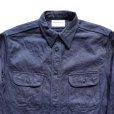 画像5: SAMURAI JEANS サムライジーンズ SSS25-01 蛇柄ジャガードワークシャツ 経年変化で蛇が浮かぶ！ snake pattern jacquard work shirt インディゴ糸  madeinjapan 日本製