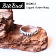 画像1: BILT BUCK ビルトバック BS0003 Jagged Native Ring ジャゲッドネイティブリング ヴィンテージリングを再構築したヘリテージシルバーリングコレクション 925 MadeinJapan (1)