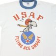 画像5: TOYS McCOY トイズマッコイ TMC2519 SNOOPY TEE " USAF FLYING ACE " 半袖Tシャツ スヌーピーT ミリタリー ウィング& スター リンガーT 米空軍