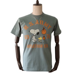 画像2: TOYS McCOY トイズマッコイ TMC2520 SNOOPY TEE "U. S. ARMY AVIATION CO." 半袖Tシャツ スヌーピー U.S.ARMY