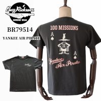 BUZZ RICKSON'S バズリクソンズ BR79514 YANKEE AIR PIRATE 半袖Tシャツ S/S T-SHIRT スコードロンデザイン ミリタリーデザイン 