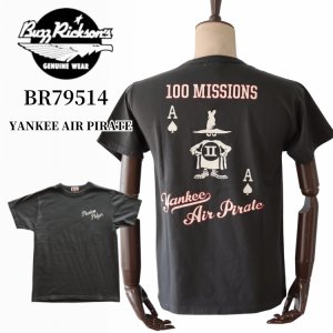 画像1: BUZZ RICKSON'S バズリクソンズ BR79514 YANKEE AIR PIRATE 半袖Tシャツ S/S T-SHIRT スコードロンデザイン ミリタリーデザイン 