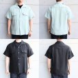 画像2: WEARMASTERS by Attractions ウエアマスターズ バイ アトラクションズ Lot.878 Flap Pocket Rayon Shirt  S/S レーヨンS/Sシャツ オープンカラー ルーズフィット・ボックスシェイプ ゆったり 半袖シャツ (2)