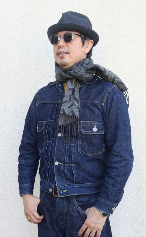 DAPPER'S ダッパーズ Lot.1590 Cashmink Scarf by V.FRAAS 【Chevron