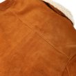 画像18: Y'2 LEATHER ワイツーレザー WJ-02 STEER SUEDE LUNCH COAT ステア スウェード ランチコート  ウールパイル ライナー (18)