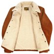 画像20: Y'2 LEATHER ワイツーレザー WJ-02 STEER SUEDE LUNCH COAT ステア スウェード ランチコート  ウールパイル ライナー (20)