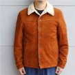 画像4: Y'2 LEATHER ワイツーレザー WJ-02 STEER SUEDE LUNCH COAT ステア スウェード ランチコート  ウールパイル ライナー (4)