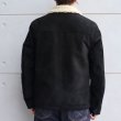 画像3: Y'2 LEATHER ワイツーレザー WJ-02 STEER SUEDE LUNCH COAT ステア スウェード ランチコート  ウールパイル ライナー (3)