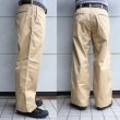 画像3: CUSHMAN クッシュマン 22011 41MODEL CHINO TROUSERS 41モデル チノトラウザー 41カーキ 太め ストレート M41 ヨンイチ ミリタリー アメカジ 国産 made in japan ワンウォッシュ 綿 コットン １００％　チノ チノパン トラウザー (3)