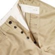 画像7: CUSHMAN クッシュマン 22011 41MODEL CHINO TROUSERS 41モデル チノトラウザー 41カーキ 太め ストレート M41 ヨンイチ ミリタリー アメカジ 国産 made in japan ワンウォッシュ 綿 コットン １００％　チノ チノパン トラウザー (7)