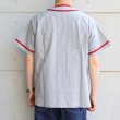 画像3: BUZZ RICKSON'S バズリクソンズ BR39268 BASEBALL SHIRT USMC 113 H.GRAY 米海兵隊USMCデザイン 野球チーム ベースボールシャツ グレイトレイクス ヴィンテージ復刻 グレー 綿100％ 日本製 madeinjapan ミリタリー 半袖 (3)