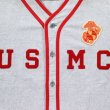 画像10: BUZZ RICKSON'S バズリクソンズ BR39268 BASEBALL SHIRT USMC 113 H.GRAY 米海兵隊USMCデザイン 野球チーム ベースボールシャツ グレイトレイクス ヴィンテージ復刻 グレー 綿100％ 日本製 madeinjapan ミリタリー 半袖 (10)