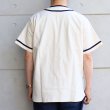 画像3: BUZZ RICKSON'S バズリクソンズ BR39269 BASEBALL SHIRT GREATLAKES 105 OFF WHITE 海軍 野球チーム ベースボールシャツ グレイトレイクス ヴィンテージ復刻 オフホワイト 綿100％ 日本製 madeinjapan ミリタリー 半袖 (3)