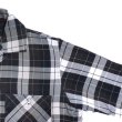 画像7: DELUXEWARE  デラックスウエア RCS-04L RAYON DUCK SHIRT レーヨン ダックシャツ レーヨン100％ オックス織り 長袖シャツ モノクロオンブレ柄 日本製 madeinjapan (7)