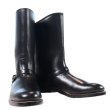 画像4: Bilt Buck by ATTRACTIONS ビルトバック バイ アトラクションズ Lot.320 Cowboy Boots カウボーイブーツ A004 Jubilee Last  Black Horsehide ホースハイド Leather Sole レザーソール ローパースタイル ヘリテージブーツ オリジナルバックル Dワイズ ブーツ 馬革 (4)