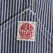 画像6: HEADLIGHT ヘッドライト HD42456 11oz. HICKORY STRIPE OVERALLS ヒッコリーストライプ製オーバーオール アンカーフック トライアングルポケットダイヤモンドバック ドーナツボタン anchor hook triangle pocket donut button 日本製 madeinjapan (6)