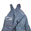 画像12: HEADLIGHT ヘッドライト HD42456 11oz. HICKORY STRIPE OVERALLS ヒッコリーストライプ製オーバーオール アンカーフック トライアングルポケットダイヤモンドバック ドーナツボタン anchor hook triangle pocket donut button 日本製 madeinjapan (12)