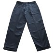 画像4: Wearmasters ウエアマスターズ Lot.720 Heritage Trousers ヘリテージ トラウザー ワークパンツ スラックス ギザコットン ダブルへム ダールブラックのメタルボタン work pants slacks Giza cotton 日本製 madeinjapan (4)