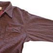 画像7: DELUXEWARE デラックスウエア HV-01 HICKORY NEL SHIRT ヒッコリーネルシャツ ヘビーネル nel flannel shirts 旧式織機 デニムの柄モノ長袖 長袖シャツ long sleeve コットン  cotton 日本製 madeinjapan (7)