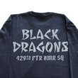 画像9: TOYS McCOY トイズマッコイ TMC2459 MILITARY LONG SLEEVE TEE 429th FTR BMR SQ "BLACK DRAGONS"  ロングTシャツ Tシャツ 長袖Tシャツ long sleeves コットン cotton 日本製 madeinjapan (9)