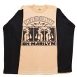 画像2: TOYS McCOY トイズマッコイ TMC2453 LONG SLEEVE TEE MARILYN MONROE "OH・MARILYN" ロングTシャツ Tシャツ ロングスリーブ 長袖Tシャツ long sleeves コットン  cotton 日本製 madeinjapan (2)