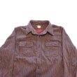 画像5: DELUXEWARE デラックスウエア HV-01 HICKORY NEL SHIRT ヒッコリーネルシャツ ヘビーネル nel flannel shirts 旧式織機 デニムの柄モノ長袖 長袖シャツ long sleeve コットン  cotton 日本製 madeinjapan (5)