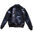 画像12: Y'2 LEATHER ワイツーレザー INDIGO HORSE Type A-2 インディゴ ホース cotton dyed twill コットン ツイル talon タロン 馬革 本革 天然 leather jacket レザージャケット red cotton lining レッドコットン horsehide ホースハイド 藍 アウター 日本製 madeinjapan  (12)