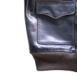 画像10: Y'2 LEATHER ワイツーレザー INDIGO HORSE Type A-2 インディゴ ホース cotton dyed twill コットン ツイル talon タロン 馬革 本革 天然 leather jacket レザージャケット red cotton lining レッドコットン horsehide ホースハイド 藍 アウター 日本製 madeinjapan  (10)