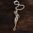 画像2: CUSHMAN クッシュマン 40's VENUS TOP SILVER ヴィナーストップ 29108 lucky charm ラッキーチャーム シルバー製ペンダントトップ silver pendant キーホルダー key ring アクセサリー accessory (2)