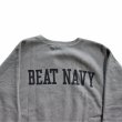 画像14: Buzz Rickson's バズリクソンズ HORIZONTAL KNITTING SWEAT SHIRTS “GO ARMY BEAT NAVY” スウェット シャツ BR69070 スポーツシャツ sports shirts 裏起毛 lining コットン cotton  (14)