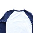 画像10: STUDIO D'ARTISAN ステュディオダルチザン プリントラグラン7分袖Tシャツ 8151A アメカジスタイル 3/4 raglan sleeve (10)