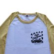 画像3: STUDIO D'ARTISAN ステュディオダルチザン プリントラグラン7分袖Tシャツ 8151B アメカジスタイル 3/4 raglan sleeve (3)