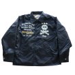 画像4: WHITESVILLE ホワイツビル NYLON COACH JACKET “MAVERICKS”  Football ナイロン コーチジャケット WV15608 フットボール チェーン刺繍  (4)