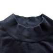 画像6: DELUXEWARE デラックスウエア MOCK NECK KNIT  モックネックニット M300-00 長袖ニット 最薄吊裏毛 fleece lining (6)