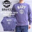 画像1: BUZZ RICKSON'S バズリクソンズ SET-IN CREW NECK SWEAT SHIRT ネックスウェット BR69339 コットン cotton (1)