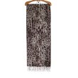 画像2: DAPPER'S ダッパーズ Leopard Cahsmink Scarf 1738L マフラー スカーフ ドイツ germany (2)