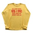 画像2: BUZZ RICKSON'S バズリクソンズ L/S T-SHIRT U.S. MARINE CORPS BR69447 海兵隊 ロングTシャツ 長袖シャツ military ミリタリー long sleeves コットン cotton  アメカジ (2)