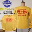 画像1: BUZZ RICKSON'S バズリクソンズ L/S T-SHIRT U.S. MARINE CORPS BR69447 海兵隊 ロングTシャツ 長袖シャツ military ミリタリー long sleeves コットン cotton  アメカジ (1)