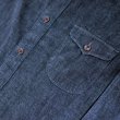 画像7: ORGUEIL オルゲイユ Shawl Collar Shirt ショールカラーシャツ OR-5107 7oz denim ラウンドカット round cut コットン cotton (7)