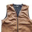 画像5: SUGAR CANE シュガーケーン COTTON DUCK PADDED WORK コットンダック SC15612  vest ベスト コットン (5)