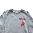 画像4: BUZZ RICKSON'S バズリクソンズ FREEDOM SLEEVE SWEAT SHIRT - USMC - フリーダムスリーブスウェット シャツ BR69456 長袖 (4)