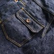 画像8: SAMURAI JEANS サムライジーンズ 零+モデル(ゼロプラスモデル）17ozデニムジャケット・零+モデルTバックGジャン Zero Plus T-Back  Denim Jacket S556VXファーストタイプ 1st type model コットン cotton (8)