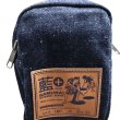 画像6: SAMURAI JEANS サムライジーンズ DENIM POUCH デニムポーチ SJDP24-AI 18oz藍+ コットン cotton 小物 accessories (6)