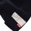 画像5: SAMURAI JEANS サムライジーンズ SJ501NC ワッチニットキャップ ロープ染色糸 コットン100％ インディゴロープ染色 硫化ブラックロープ染色 (5)